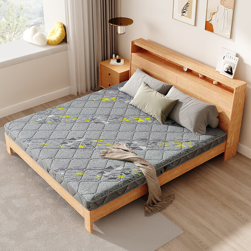 L&S Coconut Palm Fiber Mattress, Foldable Hard Coir Mat, Natural 3E Coconut Palm Fiber Mattress, CD55120*200*10cm, Medium Firmness