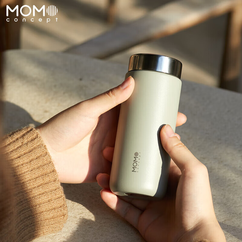 MOMOCONCEPT Insulated Mug for Women, Compact Mini Water Bottle, Portable Coffee Cup, Small Capacity, Teacher's Day Gift, Cup 200mL