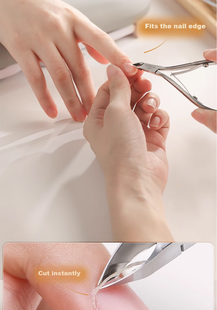Goood Vietnamese Nail Clipper D501, Professional Manicure Salon Use 07, Cuticle Remover Scissors, Nail Care Tool Set, Steel Pusher And Cuticle Fork 6
