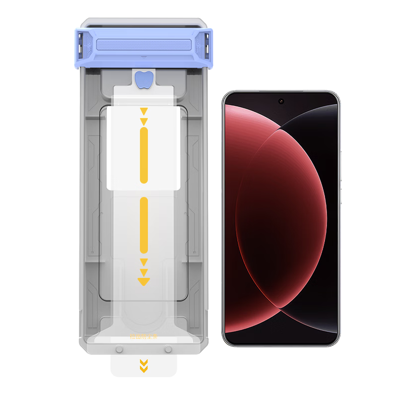 LLUNC [Ultrasonic Instant Unlock] Full Adhesive Tempered Glass Screen Protector for Xiaomi 15 Ultra, Xiaomi Phone Film, Dust-Free Installation, Quick Application, Curved High Definition, Anti-Fingerprint, Shockproof Phone Protective Film