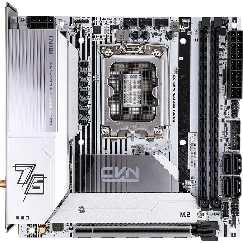 Colorful CVN B760I FROZEN WIFI D5 V20 DDR5 Motherboard, Supports CPU 13490F/14600KF (Intel B760/LGA 1700)