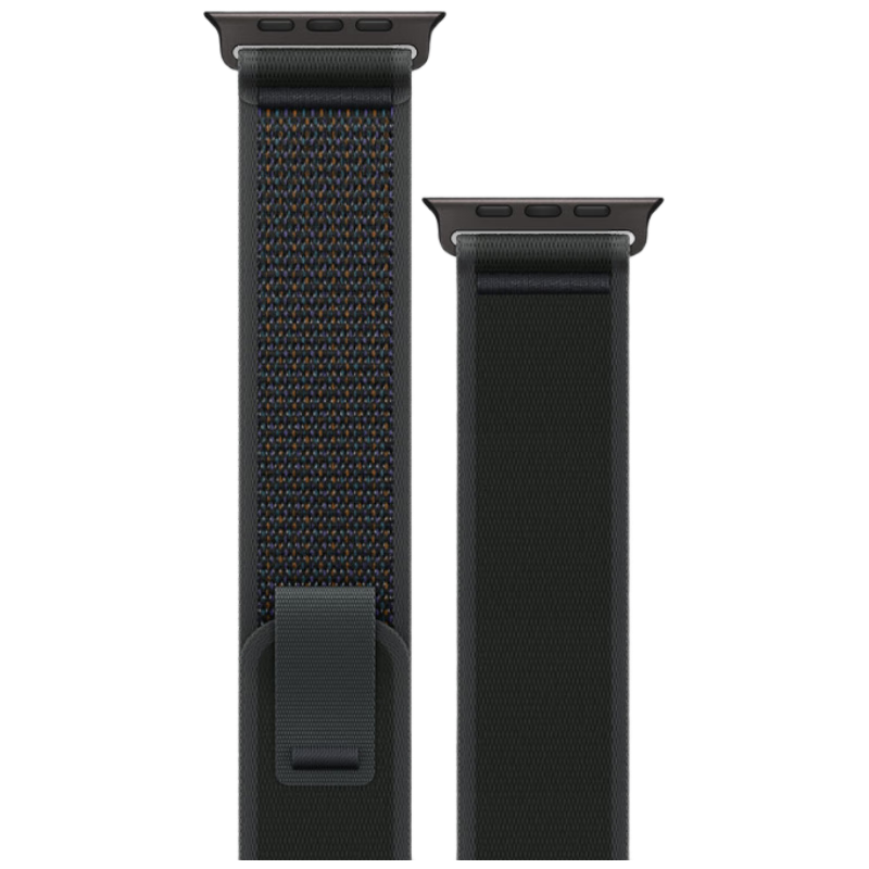 Biaodaige Compatible with Apple Watch Band, Suitable for S12 Ultra4/2/3 High-End Style, S11/10/9/8/7 IWatch45/46/49MM Wide Nylon Band, Black with Black Buckle