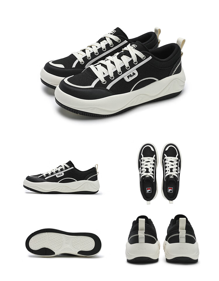 FILA Official Men's Shoes, COOKIES Retro Canvas Shoes, Cookie Shoes, Fashionable Casual Shoes 16