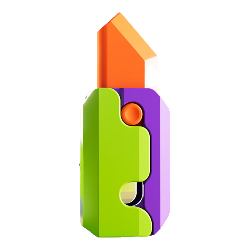 Danmiqi Children's Toy, 3D Printed Carrot Knife, Gravity Toy, Mini Finger Stress Relief Toy for Boys And Girls, Gift