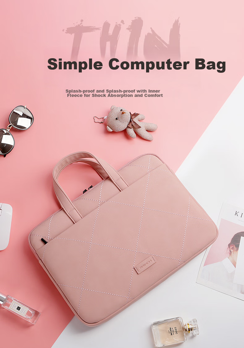 BRINCH Laptop Bag for Women, 13.3-Inch Business Commute Simple Style, Suitable for Apple And Huawei Notebooks 1