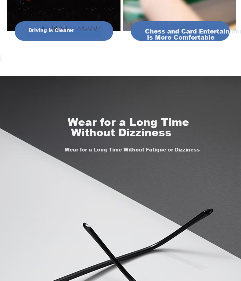 Cuntiandaofu Reading Glasses, Progressive Multifocal Reading Glasses, Anti-Blue Light, Black Frame 100 Degrees [Suitable for Ages Below 50] 8