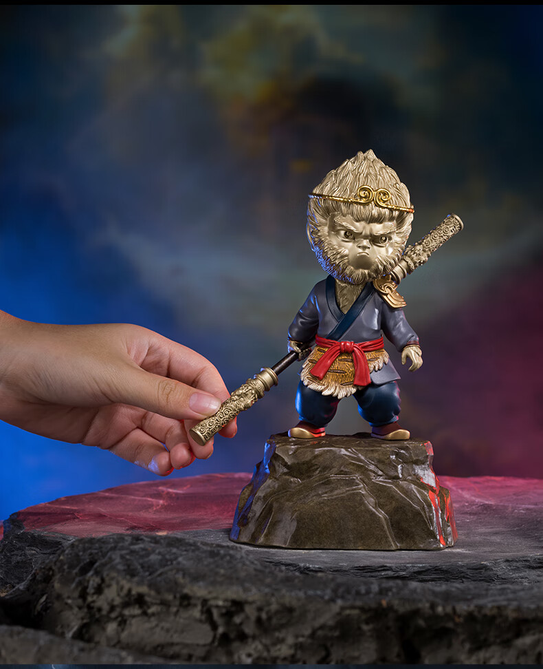 Master Tong "Wukong the Peerless Hero (Cute Version)" New Monkey King Copper Figurine Valentine's Day Gift 23