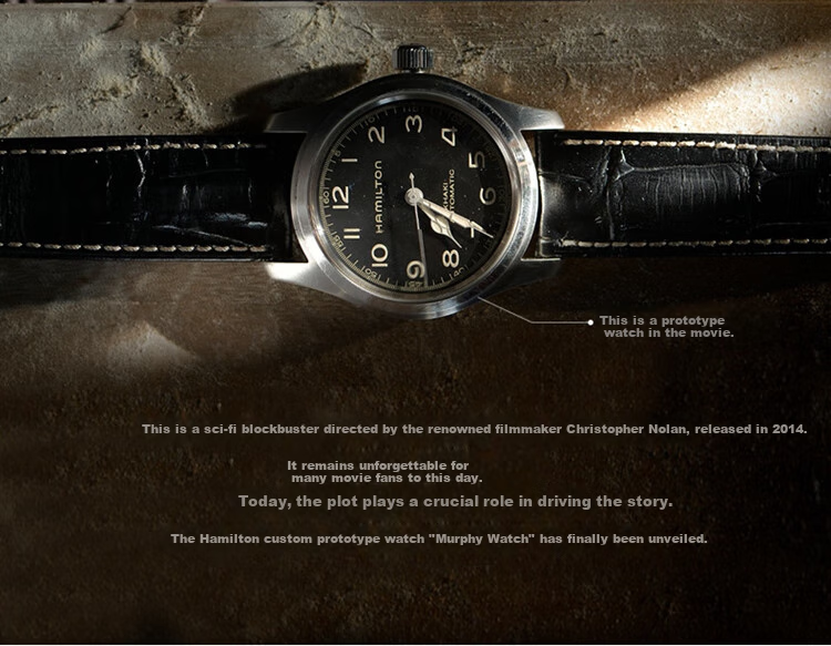 Hamilton Interstellar Movie-Inspired Murphy Watch, 42mm Dial, Leather Strap And Steel Band Set, Men's Mechanical Watch 4