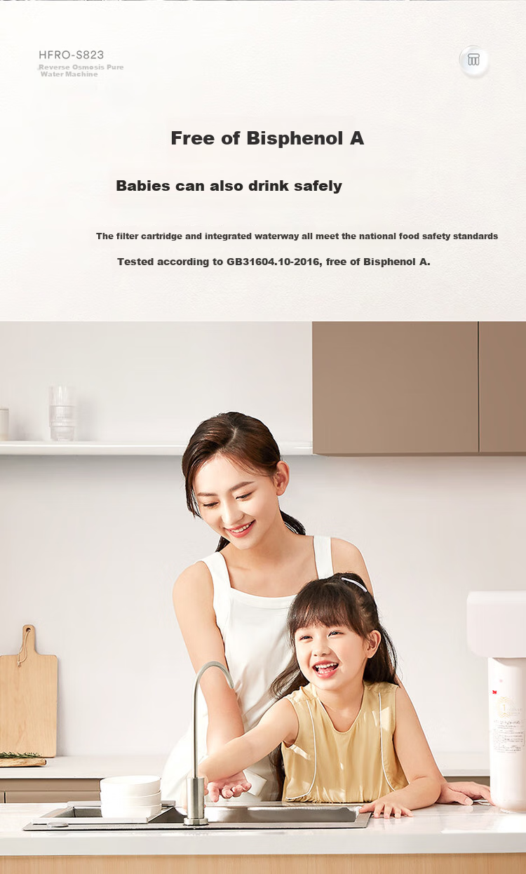 3M Under-Sink Water Purifier, Pure Water Machine HFRO-S823, Compressed Activated Carbon Rod Composite Filter Cartridge, HFRO-RW 9