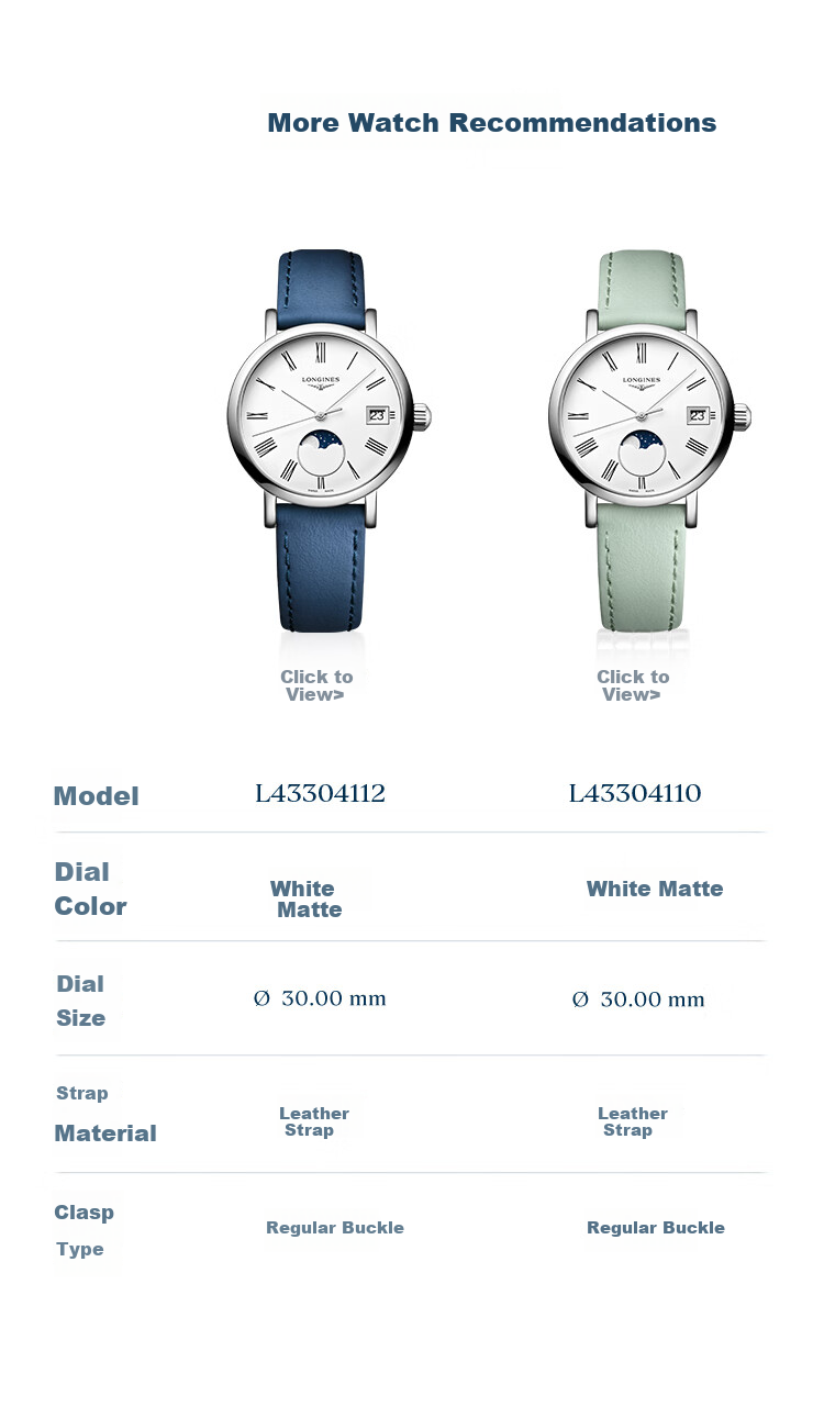 LONGINES Swiss Watch, Elegant Collection, Women's Steel Strap Quartz Watch L43304116 5