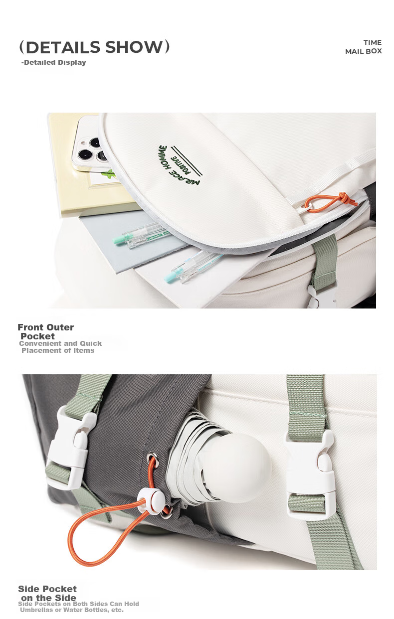 Mr.ace Homme Korean-Style Simple Fashion Backpack for Women, Large Capacity Schoolbag for College Students, Lightweight Backpack for Laptops And Notebooks for Me 12