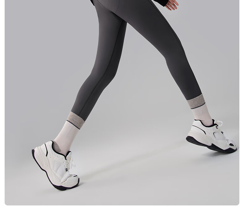 Guniangjia [Liu Haocun's Choice] Shark Leggings for Women, High-Waisted Tummy Control And Butt-Lifting Shaping Yoga Pants, Nine-Point Capri Leggings 2