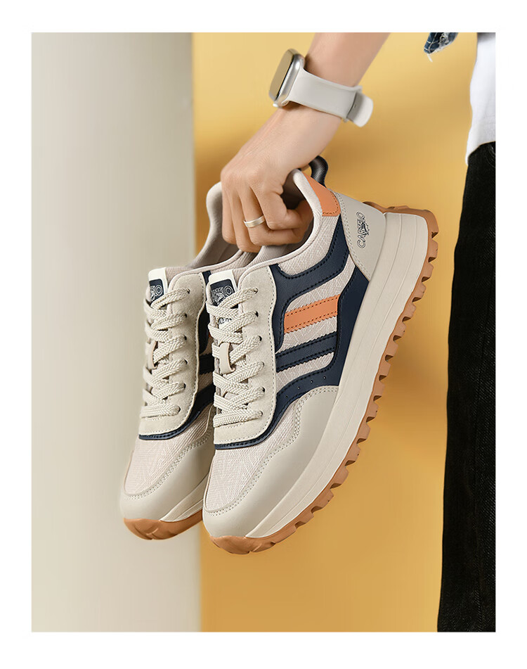 CARTELO Men's Casual Sports Sneakers, Autumn And Winter New Classic Retro Versatile Dirty Shoes, Outdoor Hiking Jogging New Style 10