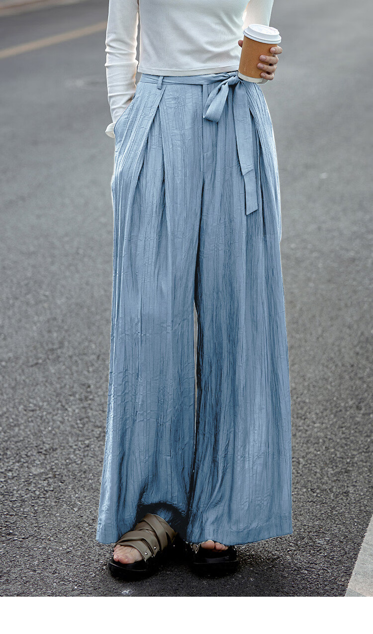 Dme [Lazily Casual Pants] Autumn Style, Relaxed Fit, Textured Design, Versatile Casual Pants for Wome 9