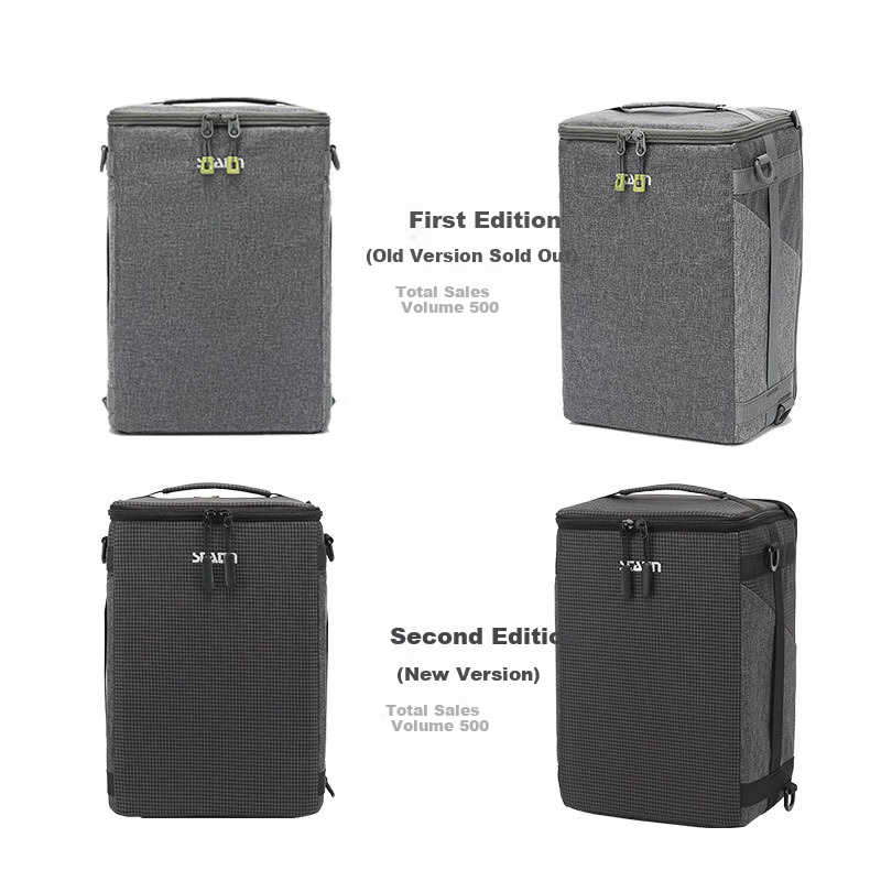 Statin BD1DX DSLR Camera Bag (Second Edition of The Three Big Men Model), Safe And Pressure-Resistant, Double Compartment, for 1DX/D5/5D with Handle 7