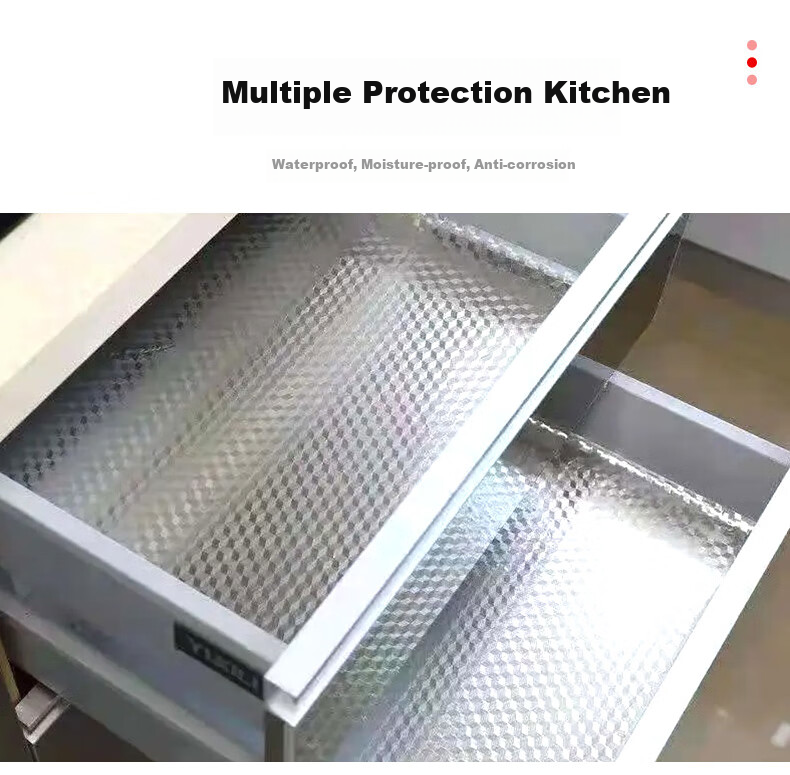 Xiruo Kitchen Oil-Proof Sticker, Heat-Resistant Aluminum Foil Paper, Stove Wall Wallpaper, Drawer Waterproof And Moisture-Proof Self-Adhesive Cabinet Film 6