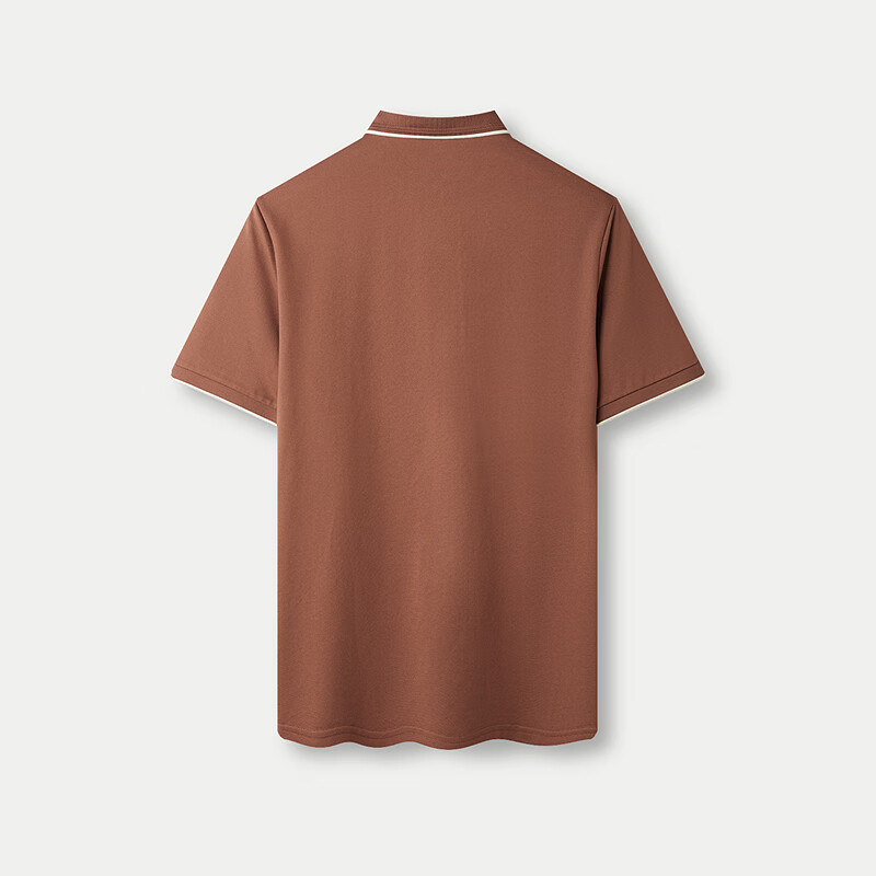 HLA Short-Sleeve Polo Shirt for Men, Light Business Fashion Cool-Feeling Printed Short-Sleeve for Summer