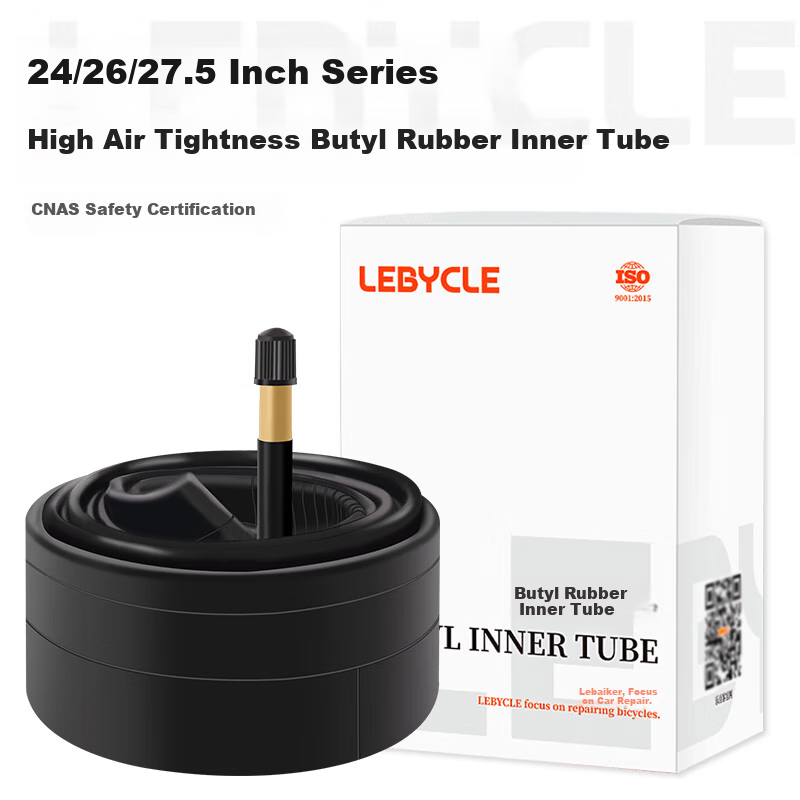 LEBYCLE Mountain Bike Inner Tube, 27.5 Inch, Inner Tube 1.75 Inch, Tire 1.95 Inch Presta Valve, 2.1 Inch Tire, 2-Piece Set