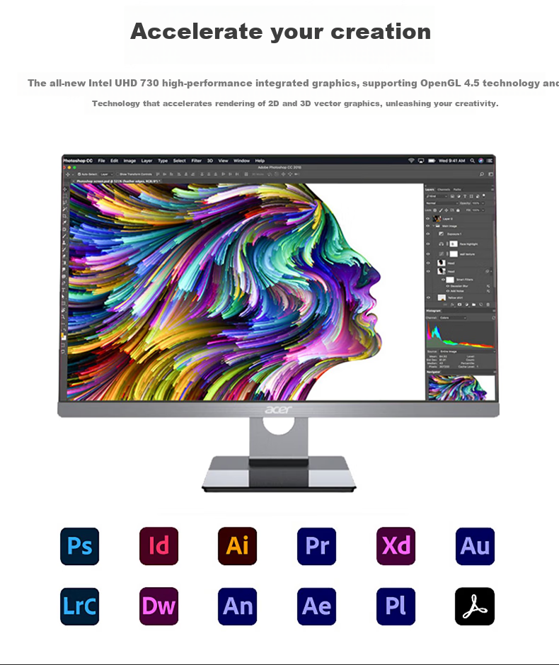 Acer Shangqi Desktop Computer Host (Core Ultra U5_225, 16GB RAM, 1TB SSD) Office Business Home Use 2