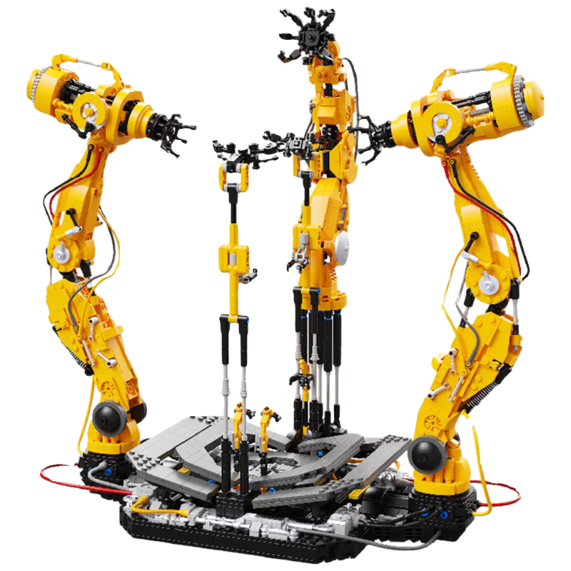 Lianhe Chuangxiang Children's Day Compatible with LEGO Iron Man Mechanical Disassembly Platform, Mechanical Arm, Marvel Toys, Birthday Gift