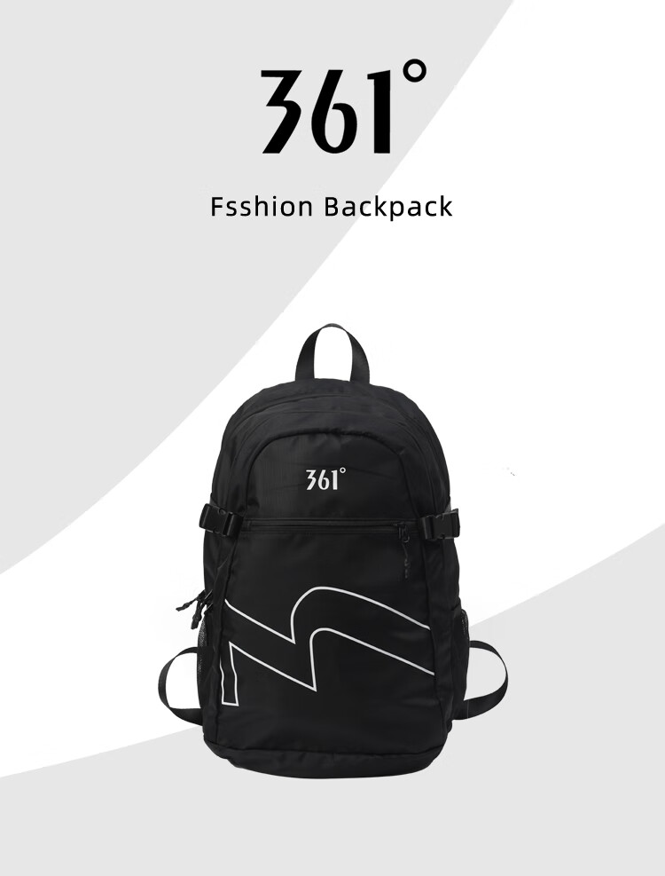361° Outdoor Backpack for Men And Women, Lightweight Hiking Bag, Large Capacity Travel Backpack, Versatile Laptop Bag for Students, Black 1