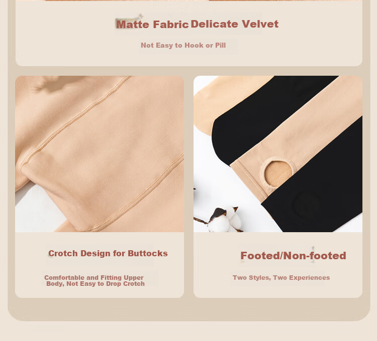 LangSha High-Waisted Leggings for Women, Autumn And Winter Slimming Pants, Thermal Thick Fleece-Lined Tights, Black One-Piece Pants 14