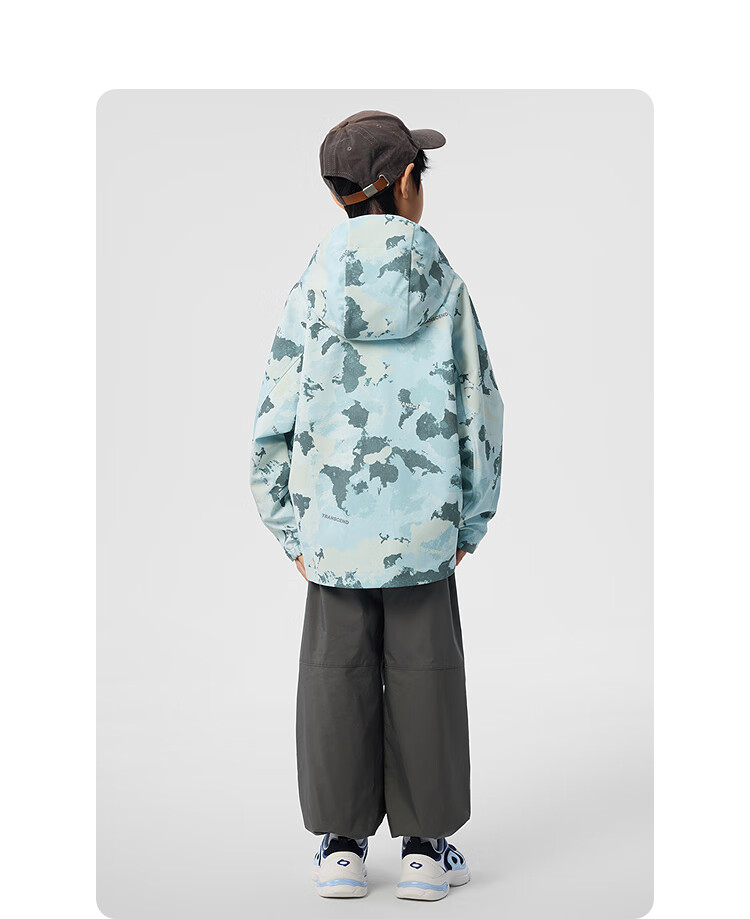 Balabala Boys' Softshell Jacket Kids' Camouflage Spring 2025 Outerwear [Mall Edition] 202125105114 4