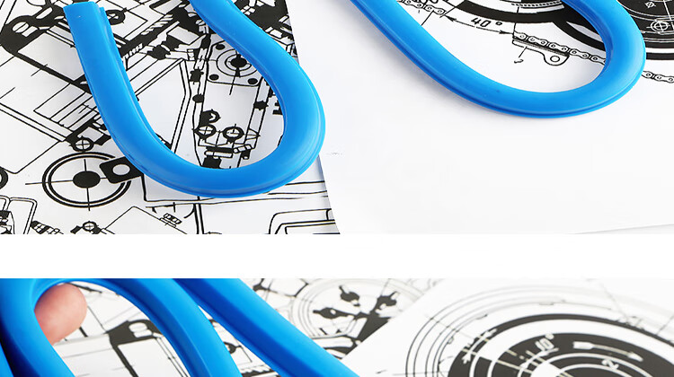 STAEDTLER Flexible Curve Ruler, 50cm Malleable Any-Angle Snake Ruler Measuring Tape, Art Drawing Student Painting Drafting Unmarked 97164-50 13