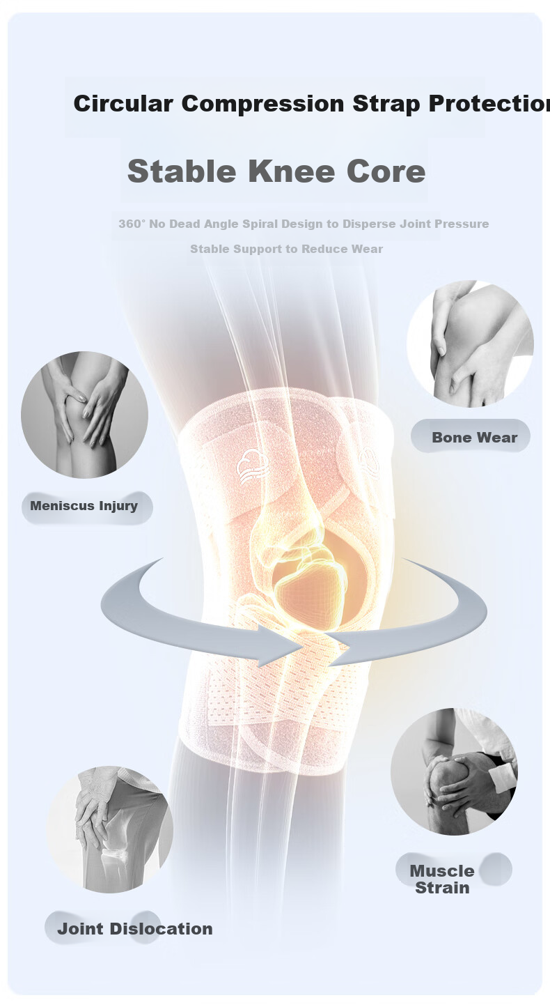 AURBOSHI Japanese Sports Knee Brace for Medical Meniscus Ligament Patella Injury, Specialized for Effusion And Arthritis, Suitable for Running And Hiking, for Men And Wome 2