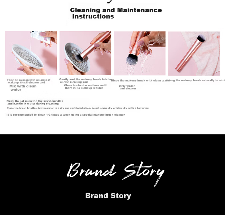 Real Techniques Dream Makeup Brushes Set of 10: Eyeshadow Brush, Powder Brush, Concealer Brush, Blush Brush 12