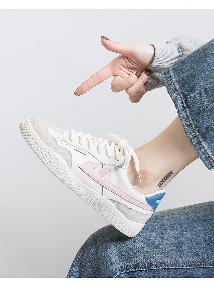 Warrior Official Women's Training Shoes 2026 New Versatile Simple Casual Sneakers Women Beige Gray Dark Blue Size 39 17