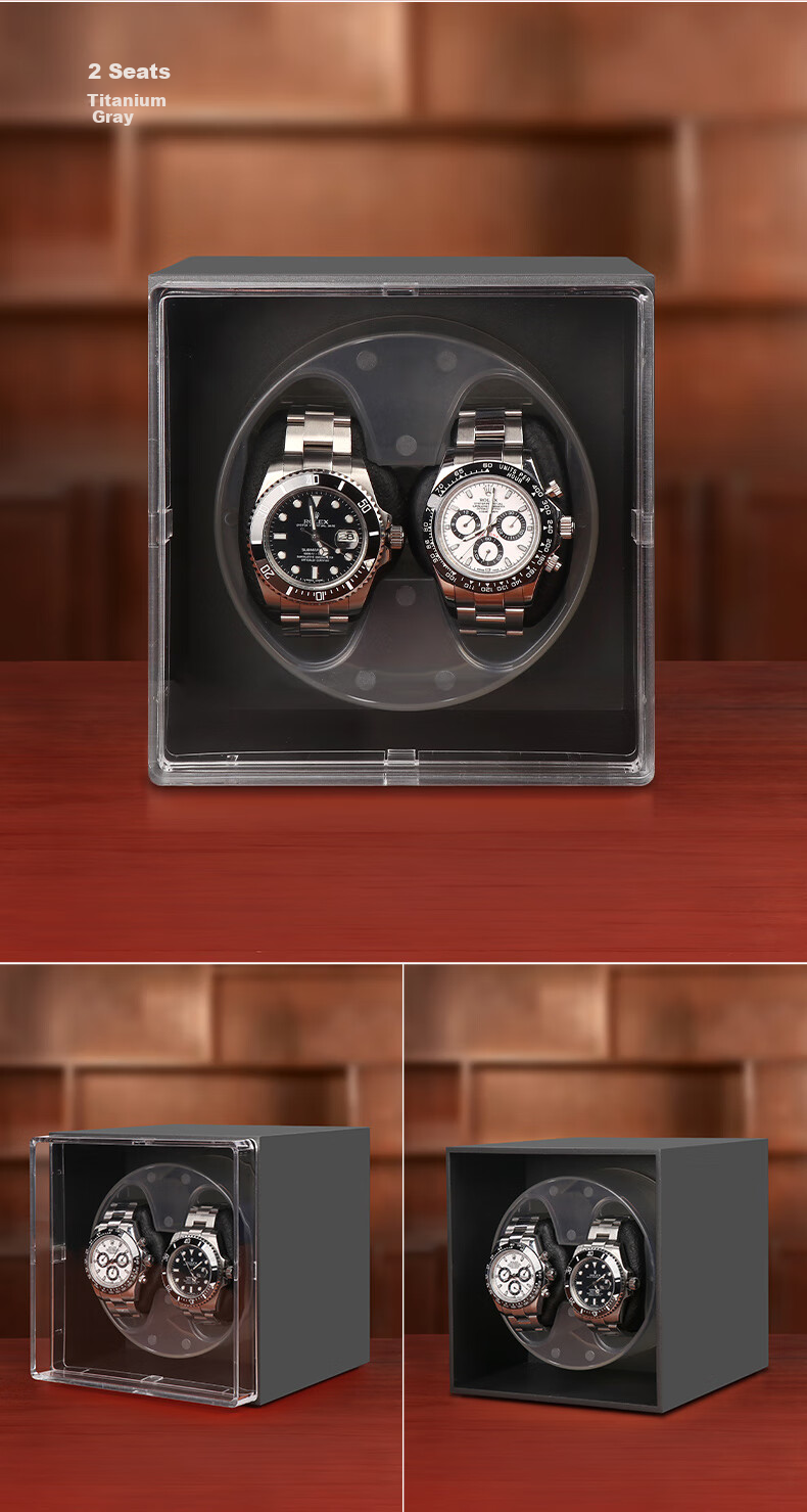DrikLux Watch Winder, Mechanical Watch Home Use Anti-Magnetic Watch Winder, Automatic Watch Self-Winding Device, Rotating And Coiling Small Storage Watch Box 13