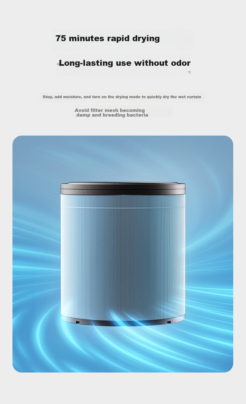 Midea [UV Sterilization] Mist-Free Air Purifier And Humidifier, Large Capacity Floor-Standing Home Bedroom Quiet Model for Pregnant Women And Infants, Rhinitis Relief, Gift for Women SZK-U12 HarmonyOS Smart Connectio 13