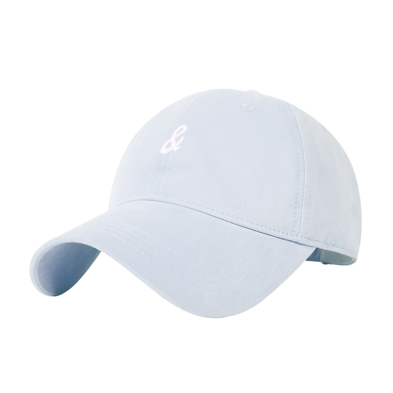 CACUSS Women's Baseball Cap Soft Top Duckbill Hat Face-Slimming Sun Hat Outdoor Cycling Casual Breathable Sunshade Hat Blue