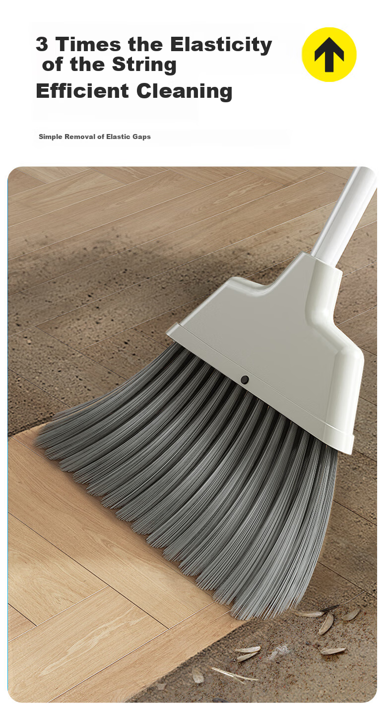 CONDOR Japanese Broom And Dustpan Set, Foldable Household Cleaning Tools, Non-Stick Hair Broom, Floor Sweeping Wonder 7