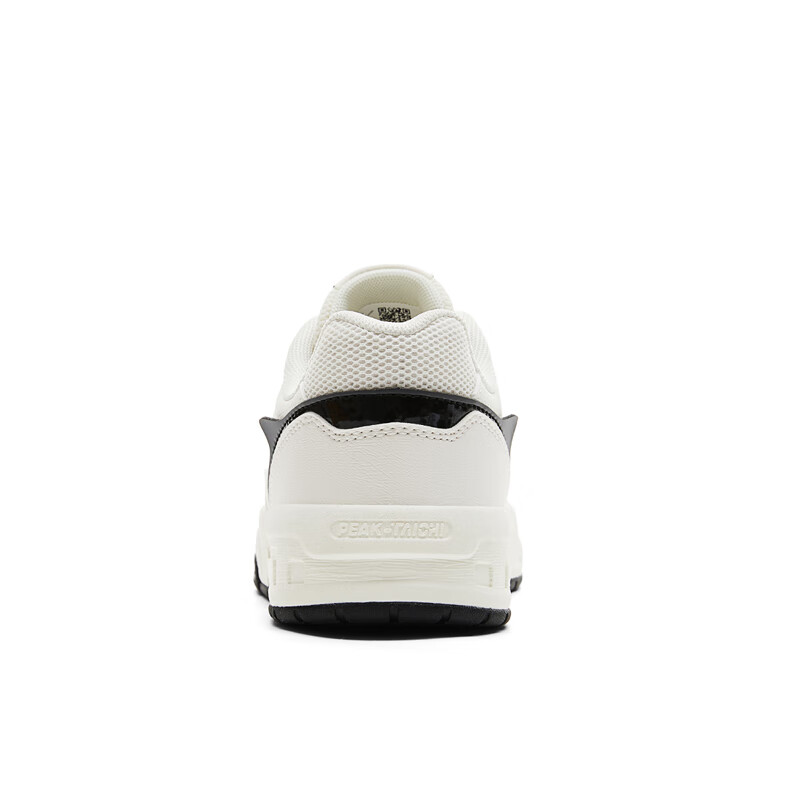 PEAK Taiji White Sneakers for Women, Summer Mesh Breathable Wear-Resistant Versatile Casual Shoes, Thick-Soled Height-Increasing Sports Shoes DB520118