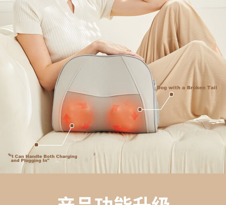 WayourCare Neck Massager Pillow for Cervical Spine, Shoulder, Back And Whole Body Heat Therapy Pad Gift Box for Girlfriend, Elderly, Mid-Autumn Festival Birthday Present 4