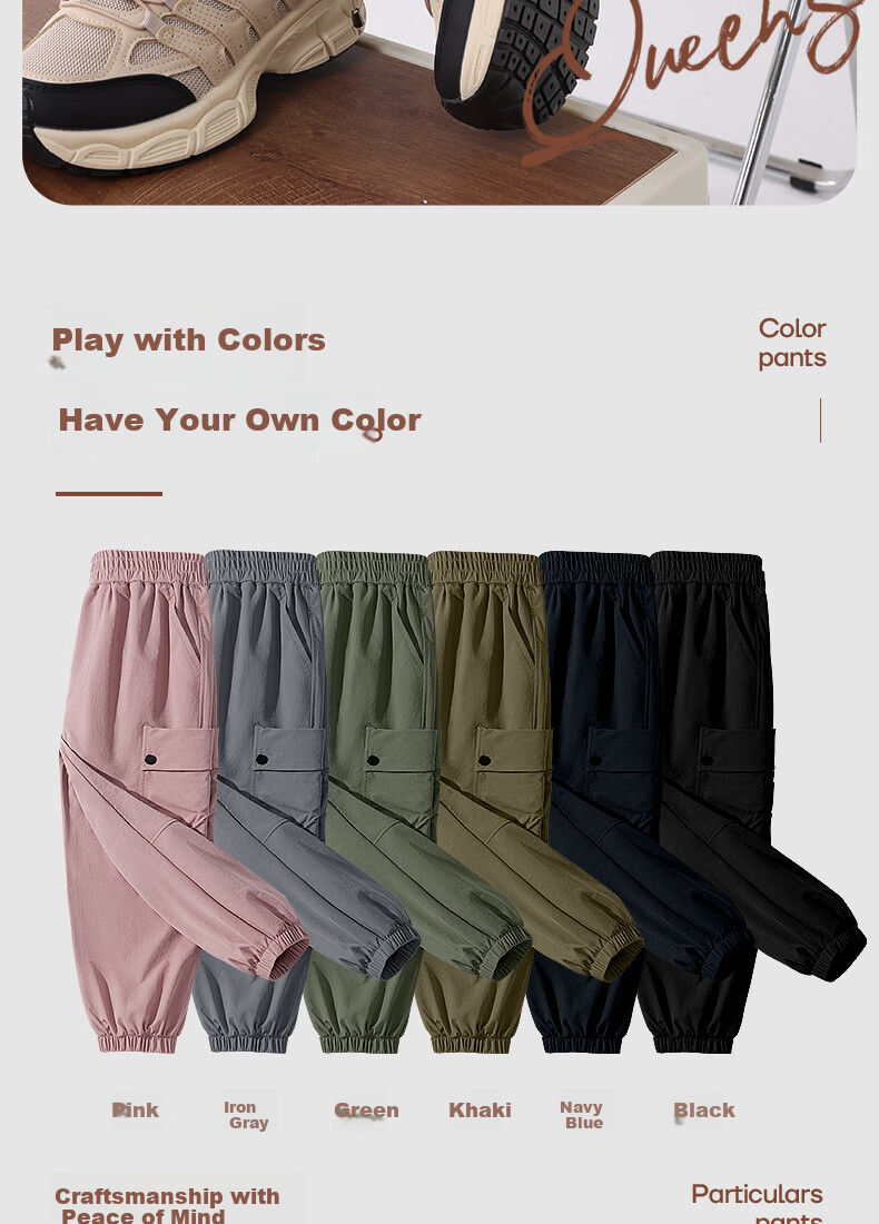 Baleno Children's Pants, Spring And Autumn 2026 Style, for Older Kids, Outdoor Waterproof Cargo Pants, Boys And Girls Sports Hiking Trousers 9