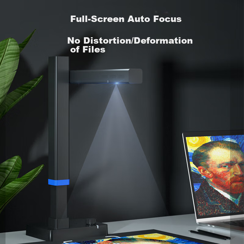 Сканер CZUR Elf Scanner, 20 Мп, А3, Wi-Fi, USB, 1 сек/стр