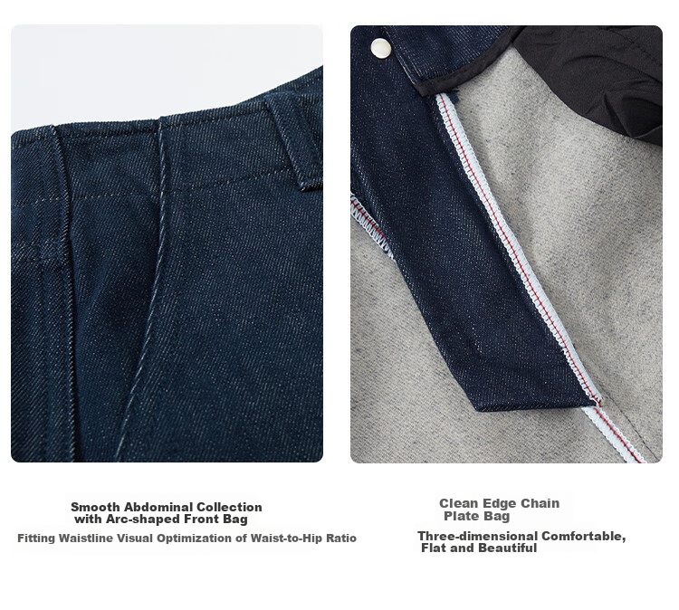 Dme Stretchy High-End Thick Fleece-Lined Warm Sickle Jeans for Women, Autumn And Winter, Cabri Blue, Size 26 10