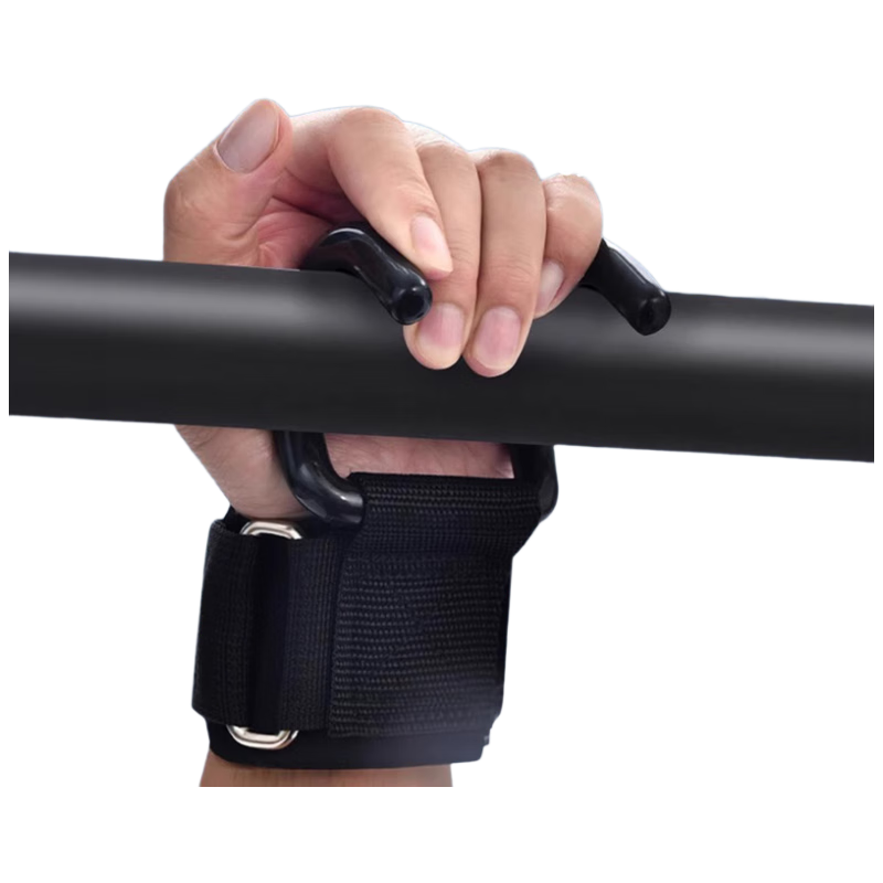 Duweike Pull-Up Assist Hook Wrist Support Grip Hook Trainer Anti-Slip Fitness Aid Pair