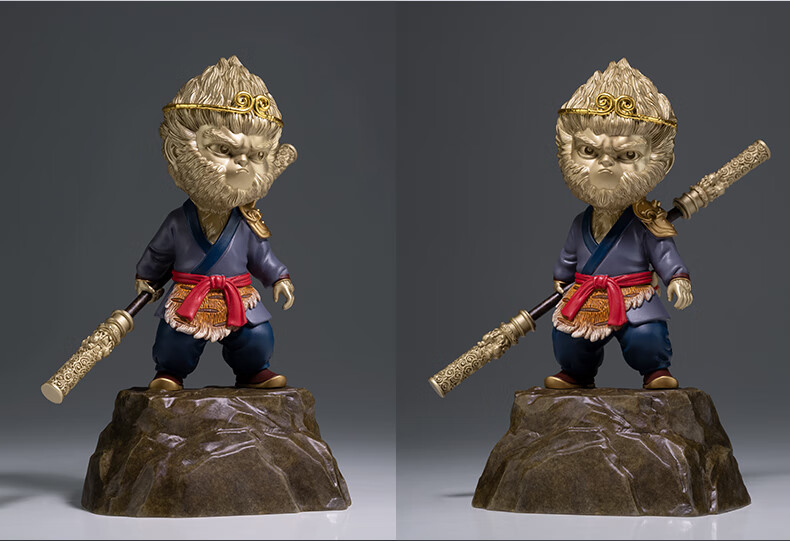 Master Tong "Wukong the Peerless Hero (Cute Version)" New Monkey King Copper Figurine Valentine's Day Gift 11