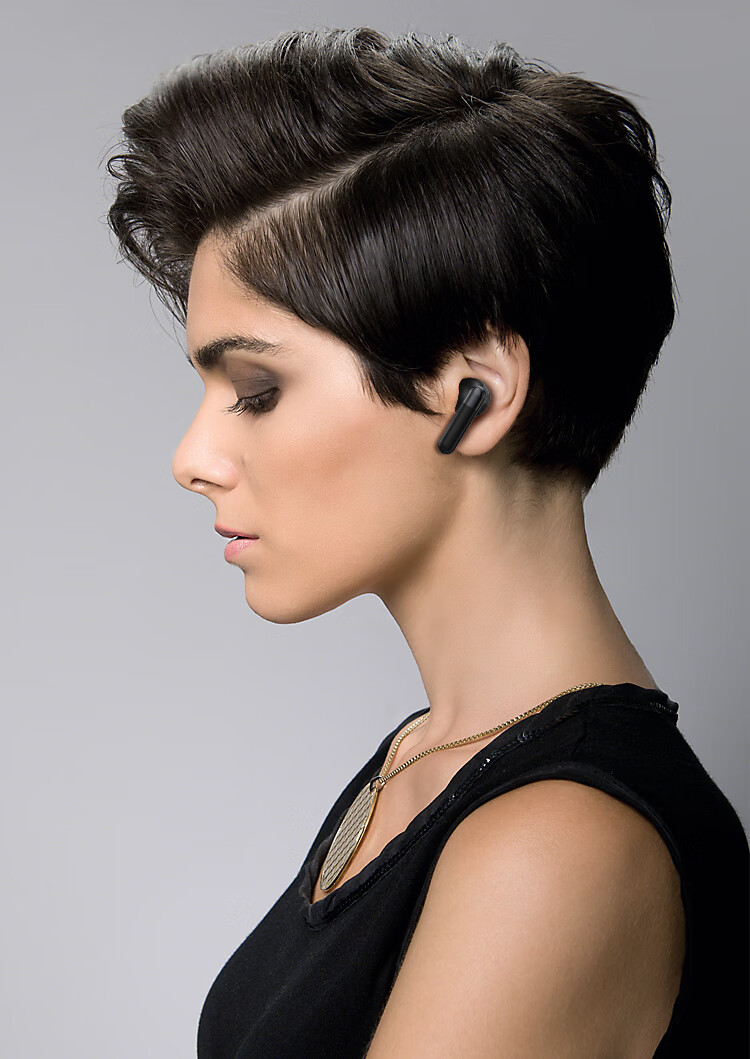 Newmine L3 True Wireless Bluetooth Earbuds, Semi-In Design, Long Battery Life, for Sports And Running, Compatible with Apple, Huawei, Xiaomi Phones, White Color, Wireless Earphones 6