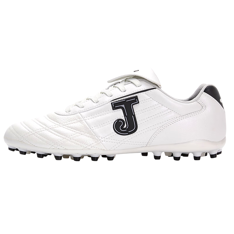 JOMA Kangaroo Leather Soccer Shoes for Men, Women, Adults, Children, Teenagers, Students MG Stud Soccer Match Training Shoes White Size 45