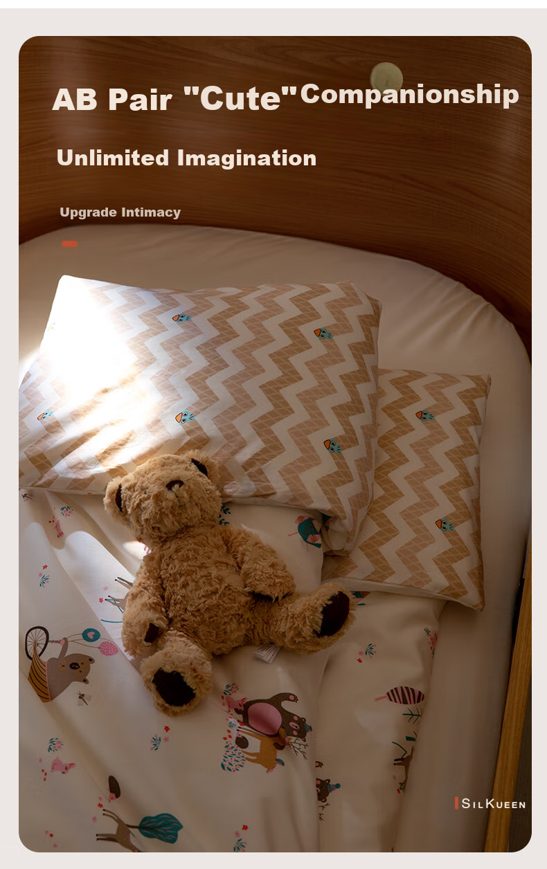 SILKUEEN [Children's Silk Quilt] 100% Mulberry Silk Baby Class A Silk, Weight 0.5 Jin, 120*150cm [Nuodika] 10