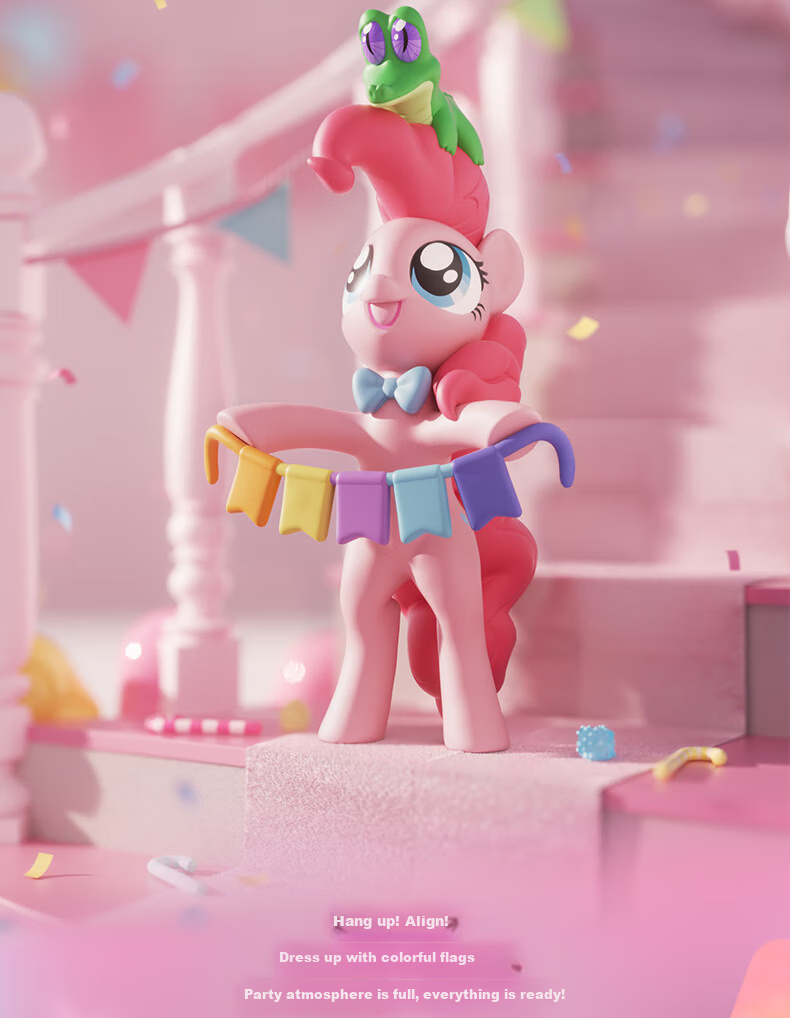 Funism My Little Pony Party Time Blind Box Toy, Desktop Decoration, Girl's Birthday Gift, End Box 11