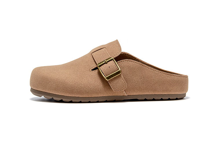 Dusto Birkenstock Women's Outdoor Slippers 2026 New Spring Casual Thick Sole Slip-On Closed-Toe Half Slippers 15