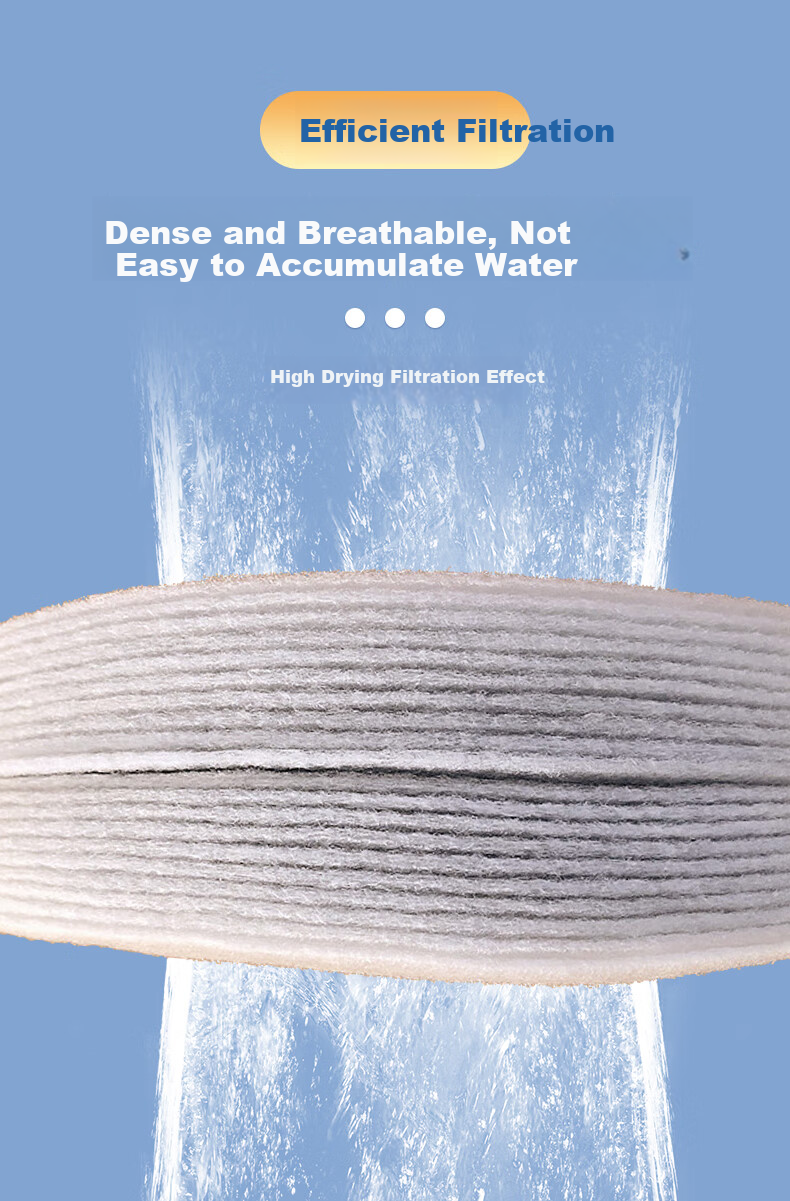 PURPAVWINNER Drum Dryer Filter Cotton Suitable for Alcatel, Korean Hyundai, Galsag, Gree, Panasonic Dryer Exhaust Filter, Air Intake And Outlet Filter Mesh, Round Filter Cotton, 10 Pieces 4
