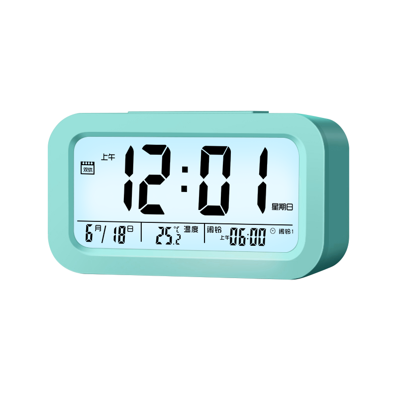 Zhongxiaobai Multifunctional Electronic Alarm Clock Smart 2026 New Model Student-Specific Wake-Up Device Time Management Tool Loud Volume Powerful Awakening Desktop Clock Digital Clock Bedside Clock