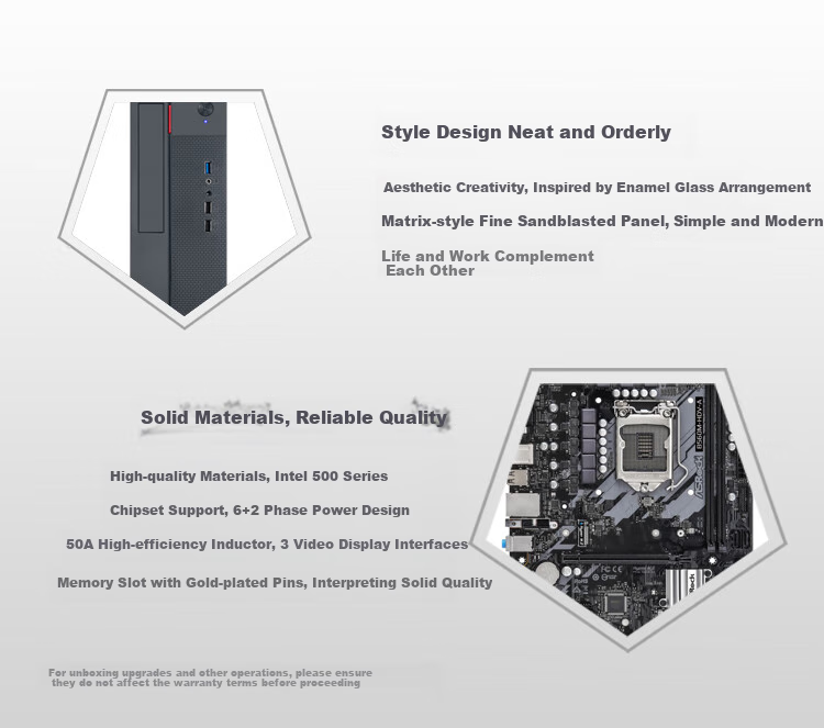 Haier Tianyue K9 High-Performance Business Desktop Computer (13th Gen I7-13620H, 16GB RAM, 1TB Storage) + 23.8-Inch Monitor 4